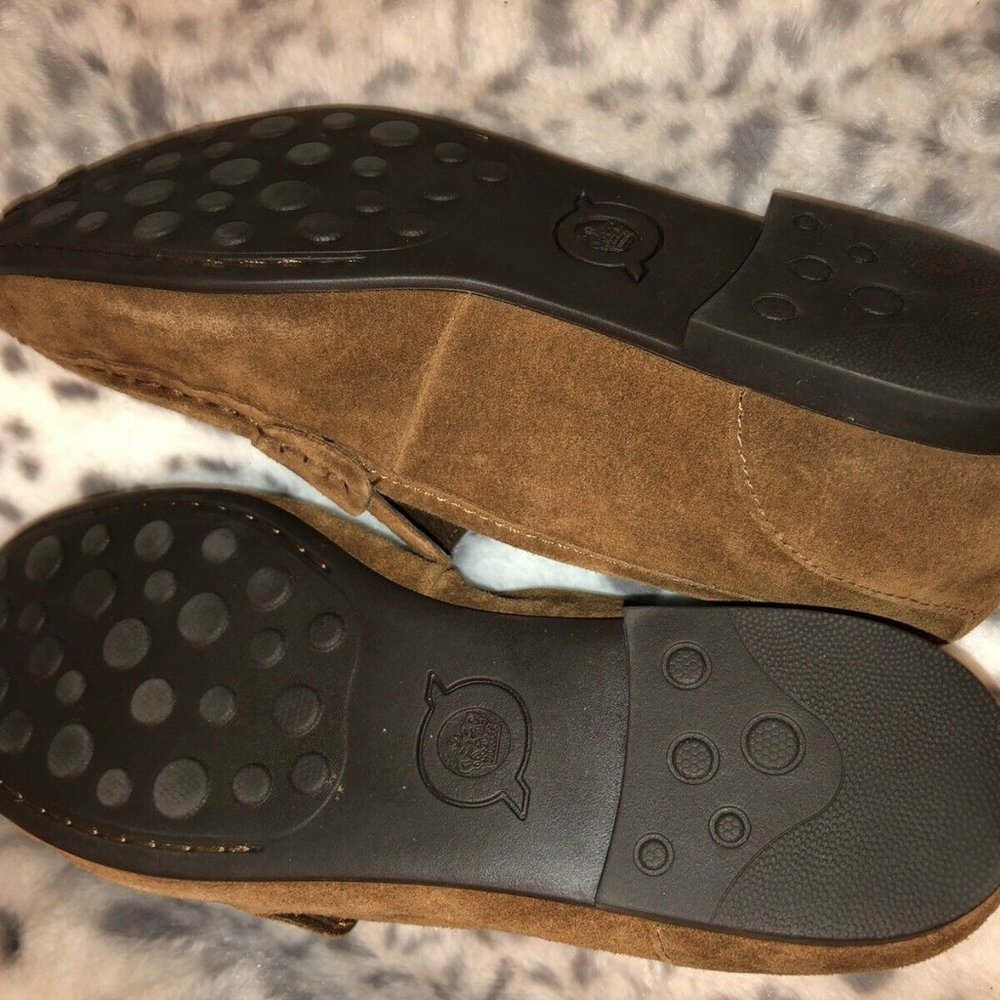Born Brown Suede Ladies Loafers Size 9 - Picture 5 of 5